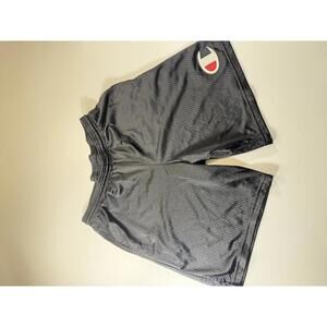 Vintage Champion Black Mesh Athletic Shorts